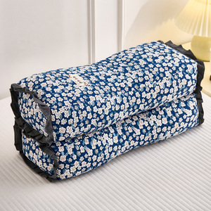 Coussin <span class=keywords><strong>de</strong></span> nuque coréen moderne, sain et antibactérien, en coton double gaze à motif floral, avec rembourrage naturel et biologique en coques <span class=keywords><strong>de</strong></span> <span class=keywords><strong>sarrasin</strong></span> - Product Image 5