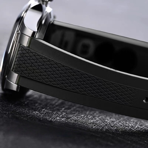 <span class=keywords><strong>Bracelet</strong></span> de montre en caoutchouc FKM 21 mm/22 mm pour Longines Conquest L3.830 41 mm L3.835 42 mm, <span class=keywords><strong>bracelet</strong></span> de luxe - Product Image 3