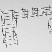 Sistema de andamios de truss Layher galvanizado en caliente con zinc de alta resistencia para soporte estable de sistemas de audio Line Array