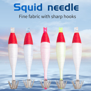 Señuelo de pesca YJL184 de 7cm y 8g, que brilla en la oscuridad, para pesca en el fondo del mar, cebo artificial de pulpo con anzuelo, para peces de agua salada. - Product Image 3