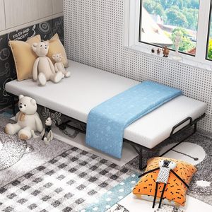 Oem Odm Vua Duy Nhất Đôi Kim Loại Giường Gấp Giường <span class=keywords><strong>Rollaway</strong></span> Giường Với Nệm Cho Đồ Nội Thất Phòng Ngủ Duy Nhất Căn Hộ - Product Image 2