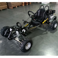 FRANFUN Go-kart à essence pour adultes 270CC, refroidi par air, performance de course, buggy des dunes