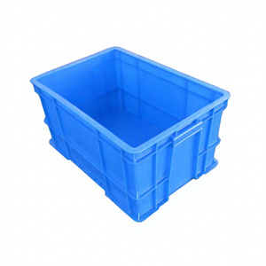 HUADU X303 Leakproof Plastic <strong>Crate</strong> <strong>Storage</strong> &amp; Transportation Containers for Garment Electronics-Durable Eco-Friendly Lightweight - Product Image 1