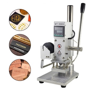 Manual Bronzing Machine for <b>Leather</b> Paper Plastic Wood Pvc Card Hot Foil Stamping Machine - Product Image 6