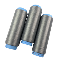 Hot Sale 100D/192F 100% Recycled Polyester Spun Yarn Heather Grey Melange Yarn for Circular Knitting Weaving Sewing & Embroidery