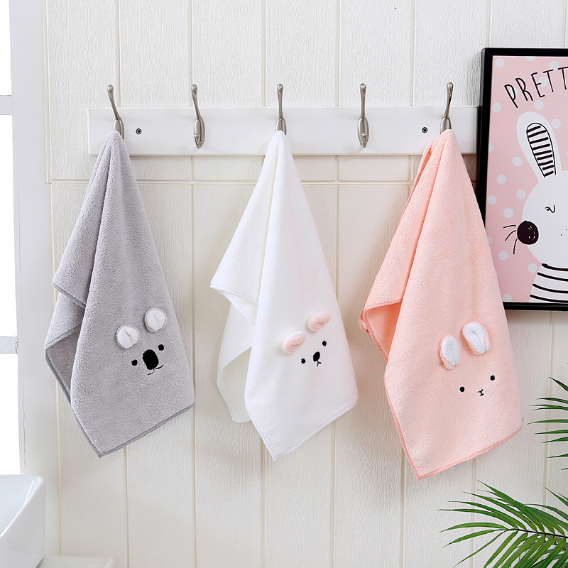 ORANGLES Microfiber Quick-Dry Bath Towel Set – Soft Absorbent Baby-Grade Knitted Roll Pattern Towels for Home Use - angled perspective - Image 4 of 4 | excellent for daily use | New York | Free Shipping ORANGLES