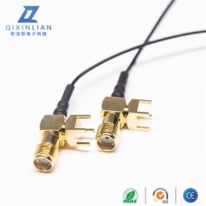 Mạ vàng 90 độ SMA góc phải nữ U.FL RF cáp đồng trục với loại jack - Product Image 5