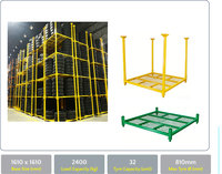 Système de rayonnage de pneus en acier robuste TER, accessoire pour chariot élévateur, assemblage à vis, revêtement poudré, protection contre la corrosion