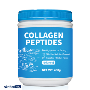 Poudre de collagène protéiné bio-peptides OEM, sans saveur, pour la santé de la peau, des cheveux et des ongles, 450g, vente chaude - Product Image 4
