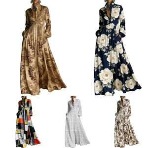 <span class=keywords><strong>เด</strong></span><span class=keywords><strong>รส</strong></span>พิมพ์ลายเอวควบคุมได้สไตล์วันหยุดของผู้หญิงกระโปรงลำลองย้อนยุคหรูหราสไตล์วันหยุดสไตล์ยุโรปอเมริกันฝรั่งเศส - Product Image 1