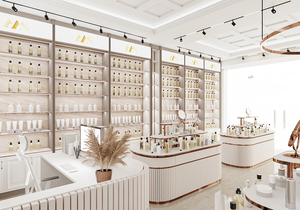 Cosmetic Supply Display Furniture Design Perfume Display Stand Custom Store Shelving Beauty Shop Showcase - Product Image 2
