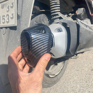 สำหรับ Honda <span class=keywords><strong>ADV</strong></span> <span class=keywords><strong>160</strong></span> PCX <span class=keywords><strong>160</strong></span>รถจักรยานยนต์ดัดแปลงหมวกกันน็อคอุปกรณ์เสริมคาร์บอนไฟเบอร์พิมพ์ลายน้ำ - Product Image 3