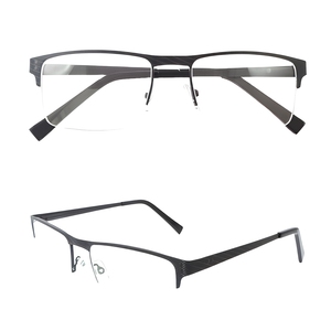 <span class=keywords><strong>Gafas</strong></span> de Lectura Unisex de Alta Calidad, Cómodas, Duraderas, Modernas, Retro, <span class=keywords><strong>con</strong></span> Media Montura Metálica y Bisagras de Resorte <span class=keywords><strong>para</strong></span> Hombre - Product Image 4