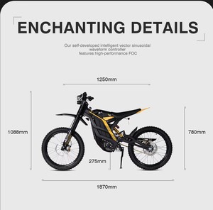 Bicicleta Eléctrica 79 Bike <span class=keywords><strong>Falcon</strong></span> PRO, Motor Central de 72V, Batería de Litio, Una Velocidad, Bicicleta Urbana, Bicicleta de Montaña, Suspensión Completa, Largo Alcance - Product Image 6