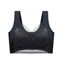 Magnifique Soutien-Gorge Femme Grande Taille en Dentelle, Élastique, Doux, Rembourré, Anti-Affaissement, Soie, Sans Coutures