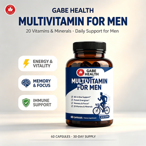 Multivitamines pour hommes en marque blanche OEM, 20 vitamines et minéraux, vitamines C, D, zinc, complexe B, 60 gélules pour l'énergie et la vitalité, personnalisable - Product Image 1
