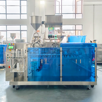 Machine d'emballage de sachets liquides entièrement automatique de 120 ml et 300 ml pour confiture de fraises et de myrtilles, machine de remplissage et de scellage de sachets