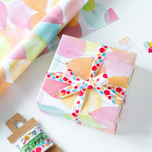 Nouveau papier d'emballage cadeau 50*70 cm 4 pièces par paquet Emballage de papier d'emballage personnalisé de marque - Product Image 3