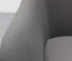 <span class=keywords><strong>Fauteuil</strong></span> moderne à dossier incurvé en tissu rembourré, <span class=keywords><strong>fauteuil</strong></span> d'appoint ergonomique pour la maison, la salle à manger, le café, l'hôtel - Product Image 5