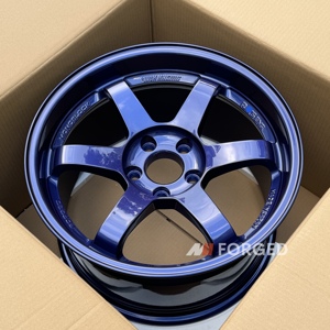Maining <span class=keywords><strong>ล้อ</strong></span>ขอ<span class=keywords><strong>บ</strong></span>ล้ออัลลอย <span class=keywords><strong>TE37</strong></span>ขึ้นรูปสีน้ำเงิน SL สำหรับ Subaru BRZ Civic Type R E46 M3 FK8 - Product Image 4