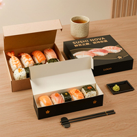 Boîte à sushi à emporter, emballage jetable