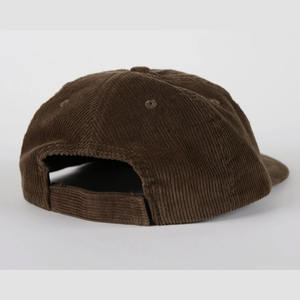 कस्टम कढ़ाई टोपी अनस्ट्रक्चरर कॉर्डुरॉय स्नैपबैक कैप उच्च गुणवत्ता वाले वयस्कों 6 पैनल भूरे रंग के कैप - Product Image 2