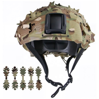 Housse de casque tactique classique en nylon avec motif camouflage et fermeture à boucle |   Conception en maille respirante 40 cm x 40 cm pour une utilisation en extérieur