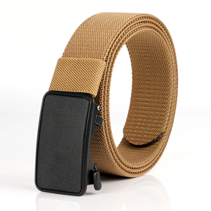Chất Lượng Cao Biểu Tượng Tùy Chỉnh Tự Động Khóa Đàn Hồi Dệt Thắt Lưng Đa Màu Sắc Vải Nylon Người Đàn Ông Thắt Lưng - Product Image 4