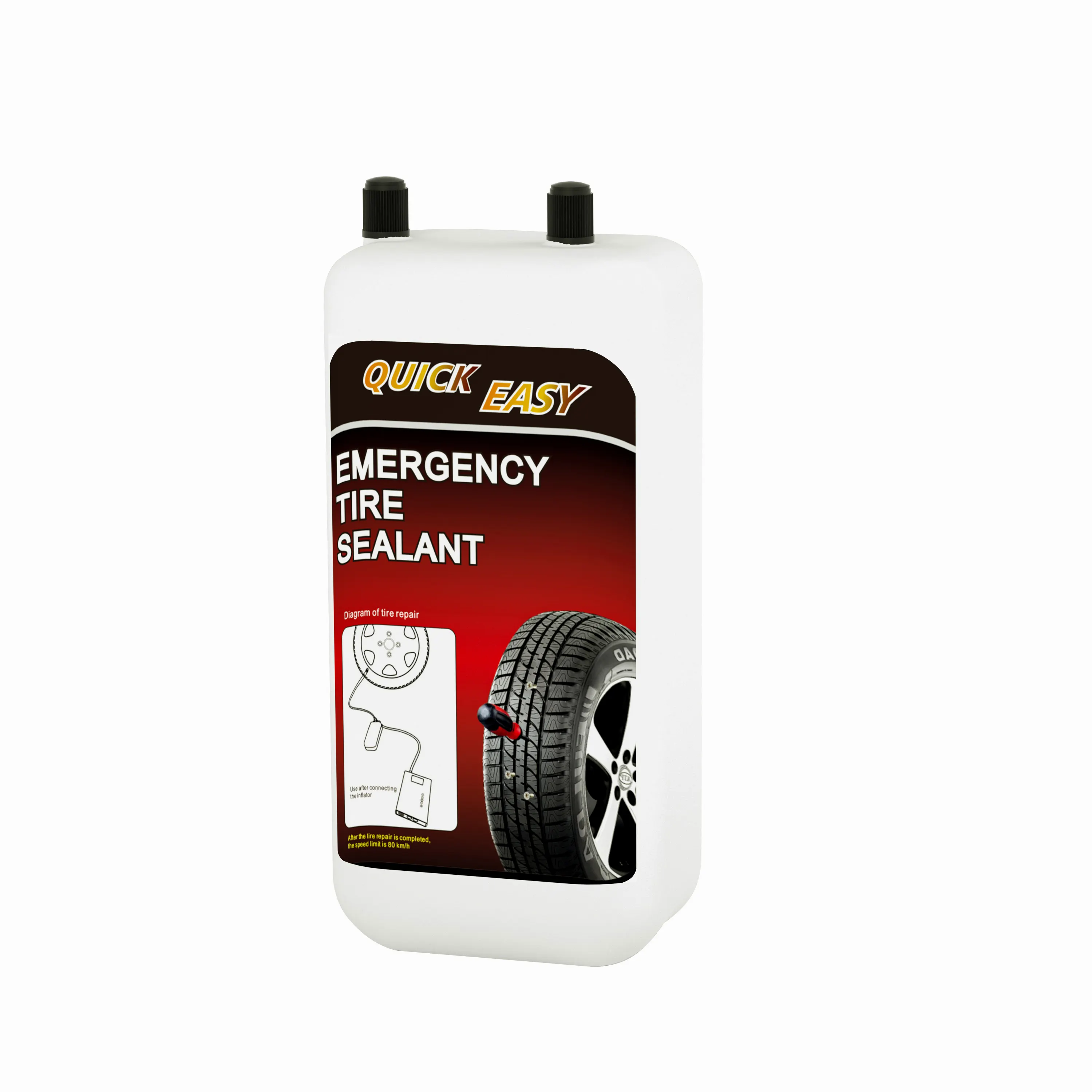 Emergency Tire Sealant with Air Pump Quick Tire Repair Safety And Environmental Protection For Car Punctured Tires