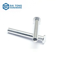 Rivets pleins en aluminium à tête plate 3mm 4mm 5mm légers et résistants à la corrosion pour fixation de cadre de vélo et de frein