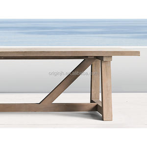 ODM de patio al aire libre una mezcla peso y gracia característica premium de teca muebles al aire libre, mesa de comedor de madera - Product Image 2