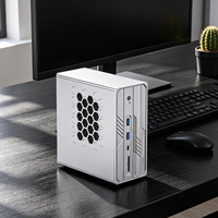 Mini PC Estación de Trabajo con IA, AMD Ryzen AI Max+ 395, Radeon 8060S 16C/32T, 128GB LPDDR5X, 4x PCIe 4.0 SSD, 10G+2.5G LAN, Ordenador OpenClaw