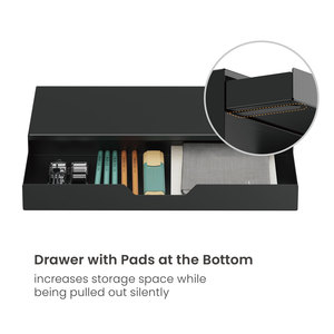 แท่นวางจอ40กก. ตามหลักสรีรศาสตร์แท่นวางแล็ปท็อปขนาดใหญ่พร้อมลิ้นชักเก็บของและที่วางแท็บเล็ต - Product Image 4