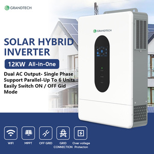 2026년 신형 하이브리드 인버터 3KW 6KW 12KW 48V 저전압 AC 110V/220V 120V/240V 분리형 단일 출력 IP20 등급 95% - Product Image 3