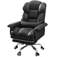 Fauteuil de jeu pivotant réglable avec repose-pieds, en cuir synthétique durable, prix compétitif pour dortoir, bureau d'étude pour adultes