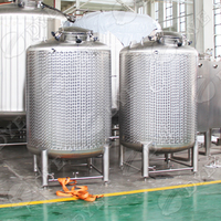 Fermenteur conique en acier inoxydable DYE 200L 2HL à double paroi avec chemise de refroidissement au glycol et trappe de visite supérieure pour la fermentation de la bière
