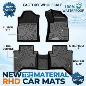 Tapis de sol de voiture SONSANG RHD 5D en TPE pour Citroën BASALT RHD 2025 – Tapis de voiture TPE Premium Protection toutes saisons Doublures 3D sur mesure - Product Image 3