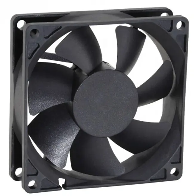 Fan fabrikant CE RoHS certificaat 8cm dc fan 12 volt 80x80x25mm borstelloze axiale cooling ventilator voor led verlichting