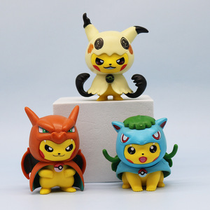 Muñecos 3D personalizados <span class=keywords><strong>de</strong></span> PVC, juegos <span class=keywords><strong>de</strong></span> figuras <span class=keywords><strong>de</strong></span> acción, bonitos dibujos animados Pokemoned Pika, diseño <span class=keywords><strong>de</strong></span> figuras <span class=keywords><strong>de</strong></span> acción, accesorios, decoración <span class=keywords><strong>de</strong></span> coche - Product Image 4
