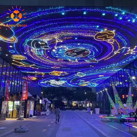 Soft and Flexible SMD3535 Outdoor LED Mesh Screen for Building Wall for Christmas Digital Video LED Display