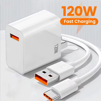 Adaptateur de voyage à Charge rapide 6A Type c câble chargeur bloc USB prise murale 67W 120w Gan chargeur pour Xiaomi Pro Redmi Note 14 15