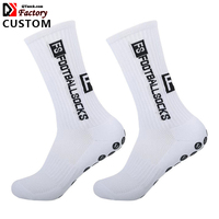 Chaussettes de football antidérapantes personnalisées OEM, chaussettes de sport pour équipes et clubs, marque privée