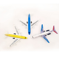 Vente chaude, logo personnalisé, souvenir, 1:64, cadeau promotionnel, avion miniature en métal à tirer en arrière, modèle d'avion en métal moulé sous pression, jouet