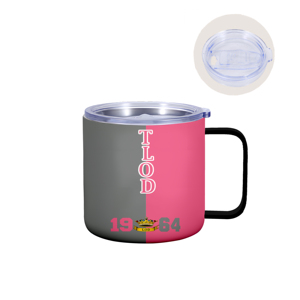 Tazza da Caffè Isolata in Acciaio Inox ZPB Gift Zeta Phi Beta 1920, 14oz con Manico, Lettere Greche della Confraternita, Tumbler Personalizzato - Product Image 2