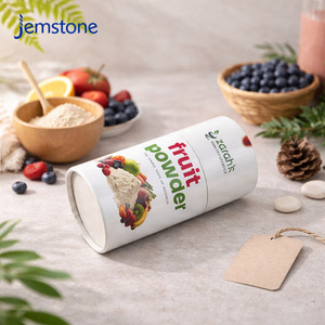 Customized Eco Friendly Dried Fruit Powder Cylinder Packaging Box Cookie Candy Craft Cardboard Food Grade Paper Tubes - Product Image 5