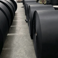 Recycled Uncoated Black Paper HIGH BLUK PAPERBOARD for WRAPPING, Cosmetic Box Gift Box Making,packaging ,Hangtag