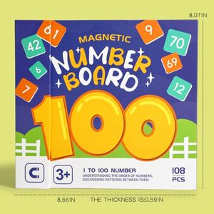 Fournitures pour l'école à domicile, jouets éducatifs mathématiques, tableau des nombres de 1 à 100, jeu de multiplication Montessori - Product Image 6