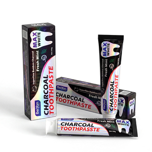 <span class=keywords><strong>Dentifrice</strong></span> au <span class=keywords><strong>charbon</strong></span> de bois Beiyan personnalisé 100g, saveur menthe forte, nettoyage en profondeur et blanchiment des dents pour une meilleure santé bucco-dentaire - Product Image 4
