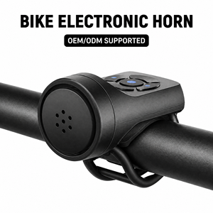 Klaxon électronique <span class=keywords><strong>de</strong></span> vélo rechargeable par USB, 120 dB, sonnette <span class=keywords><strong>de</strong></span> vélo extra forte avec alarme antivol pour VTT, vélo <span class=keywords><strong>de</strong></span> route, scooter pour enfants, accessoires - Product Image 1