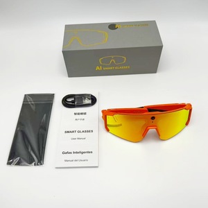 V06 AI Intelligent Smart Glasses with 8MP Camera 2K Video Recording 4GB Translation Voice Assistant <b>Wireless</b> Earphone Sunglasses - Product Image 5